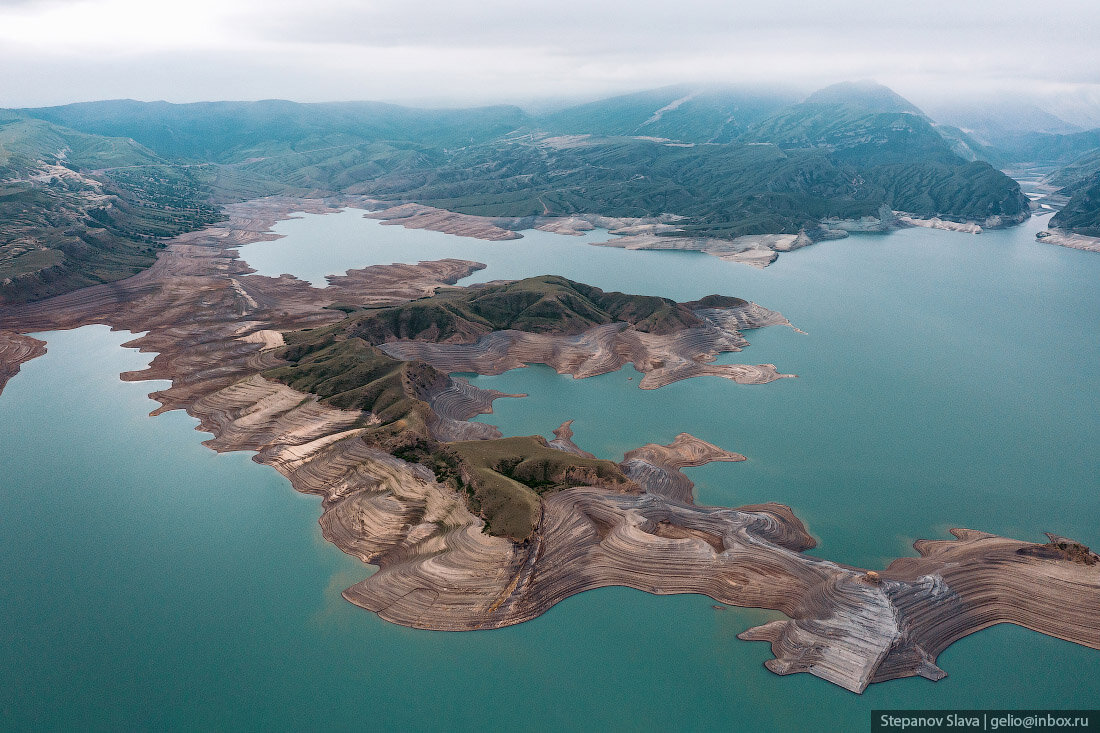 Чиркейское водохранилище в Дагестане