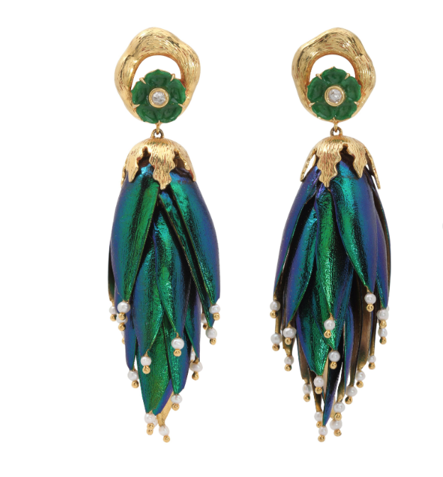  Серьги в форме крыльев. Lotus Arts de Vivre