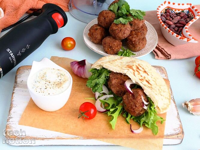 По шагам готовлю фалафель из фасоли / Изображение: дзен-канал technotion