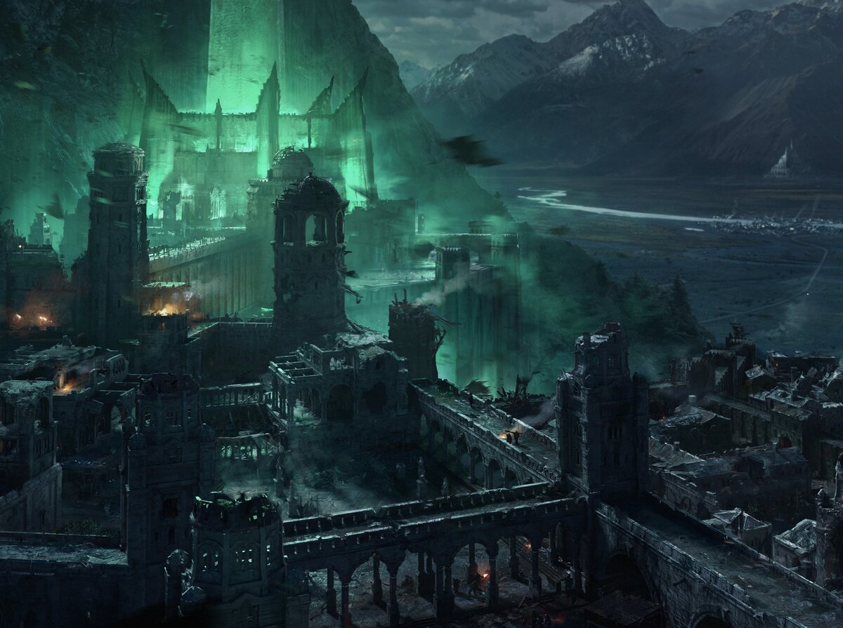 Минас Моргул (арт Sven Sauer, www.behance.net).