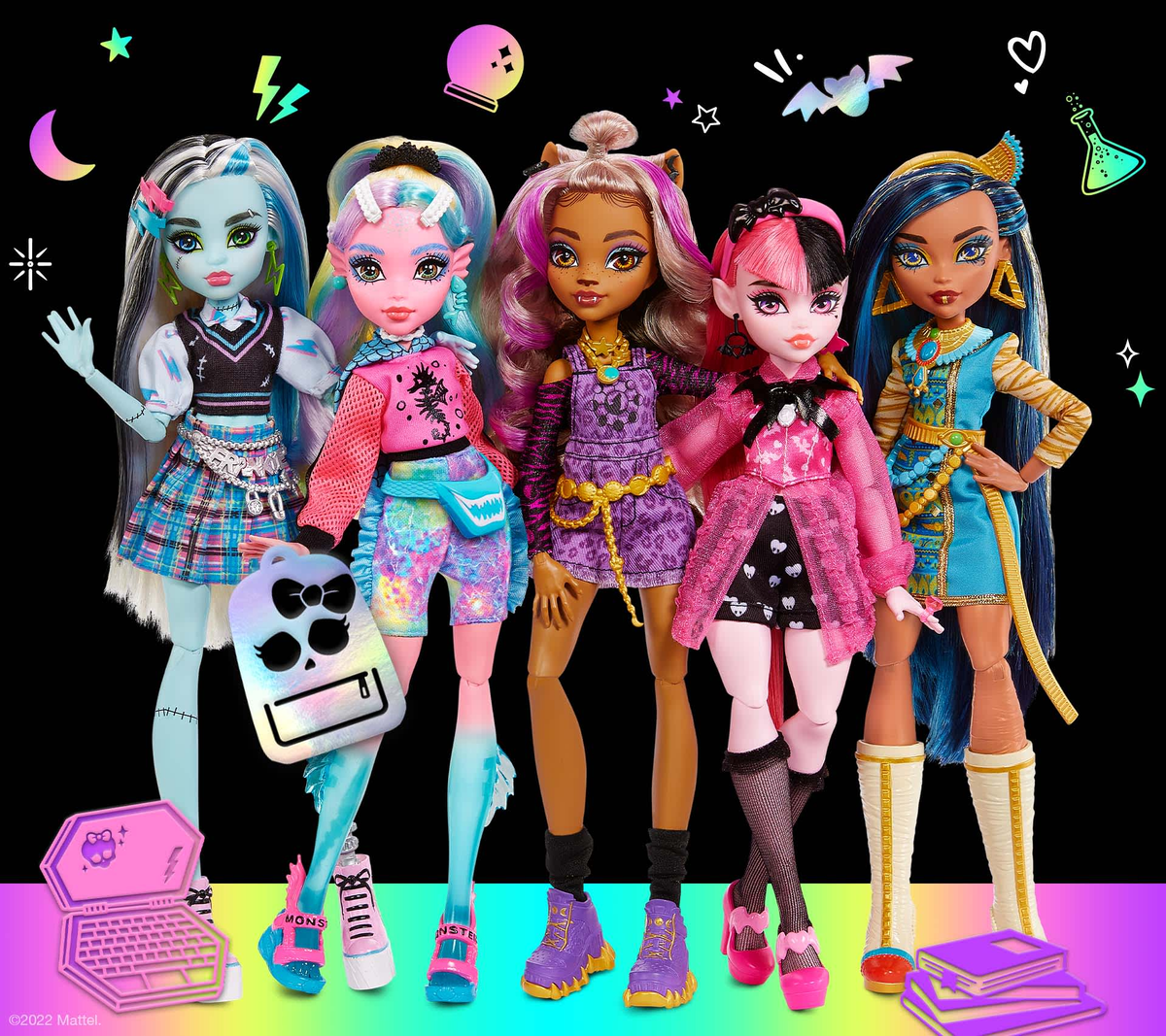 Новая школа монстров. Куклы Монстер Хай 2022. Монстер Хай 3 поколение куклы. Monster High 2022 Lagoona. Monster High куклы 2022 базовые.