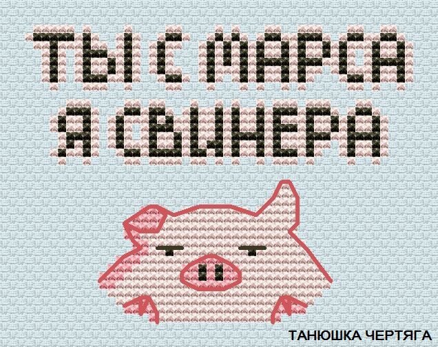 превью схемы "Ты с Марса, я свинера", https://vk.com/tanjushkin_sunduk