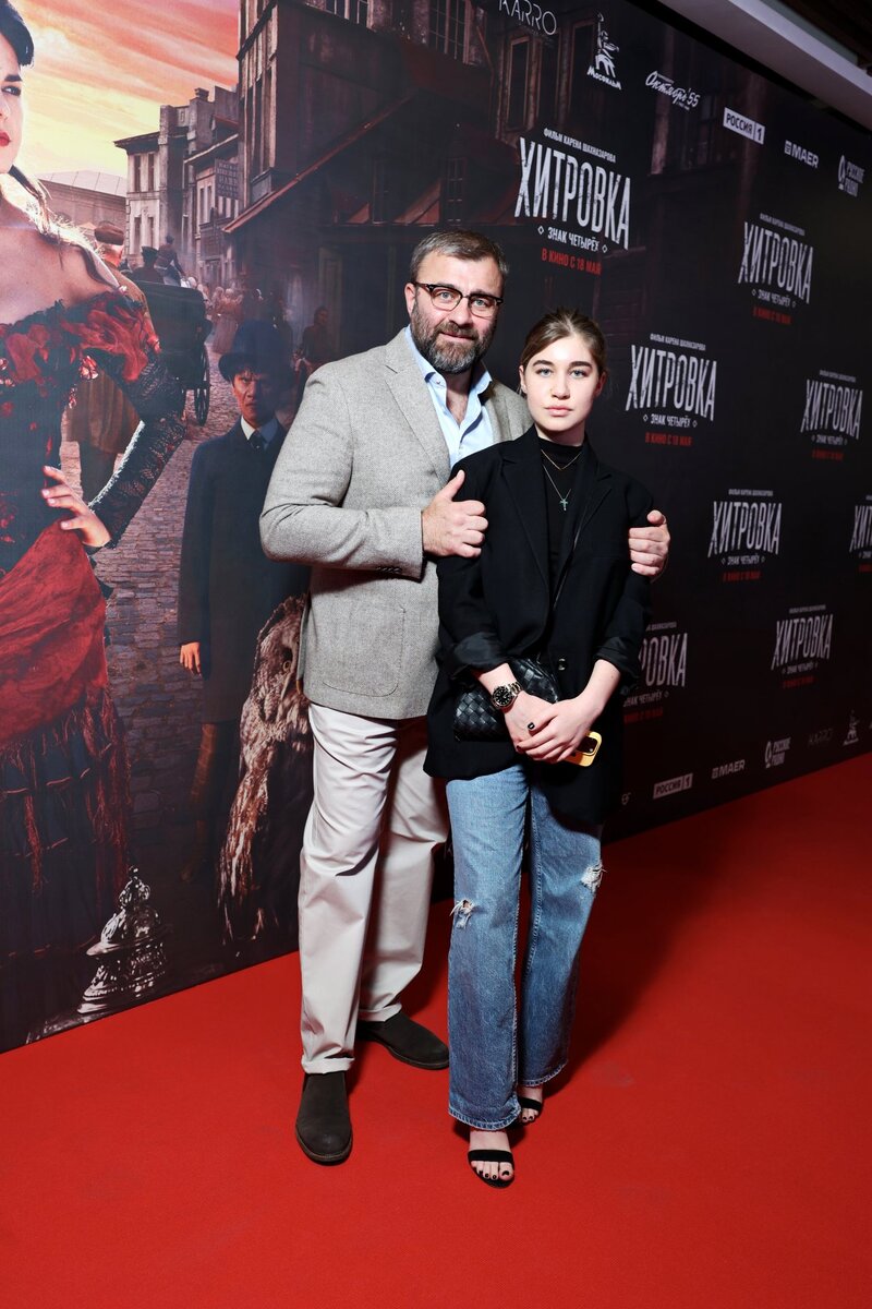    Михаил Пореченков с дочерью Марией