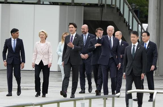    Участники саммита G7 в японской Хиросиме, POOL / globallookpress.com