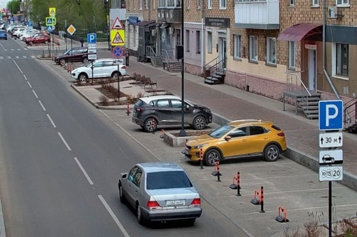    Платная парковка на Красной Армии в Красноярске набирает популярность