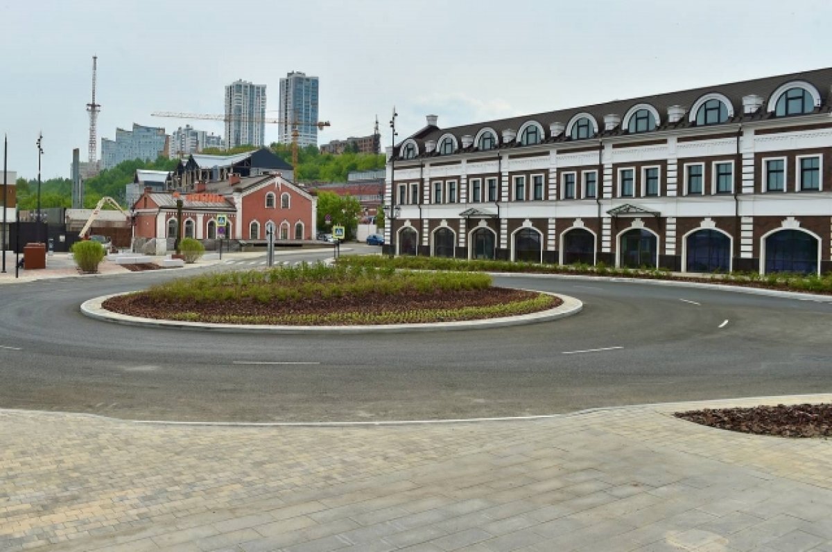    В Перми завершилась реконструкция «Площади Трёх столетий» у Речного вокзала