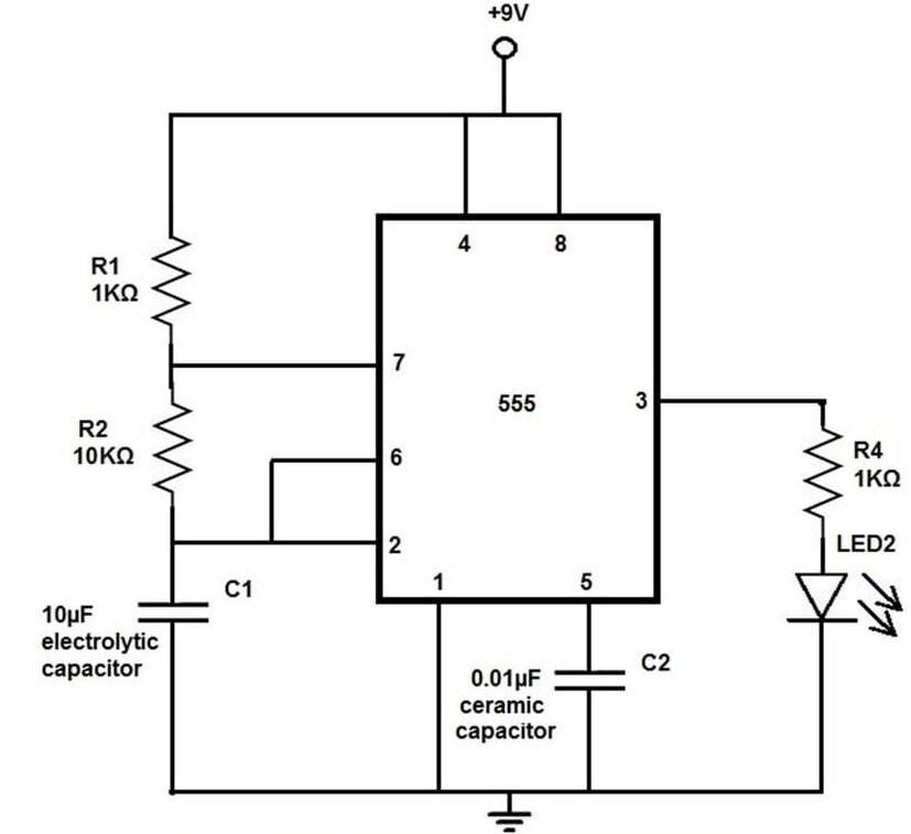 NE datasheet на русском, описание и схема включения