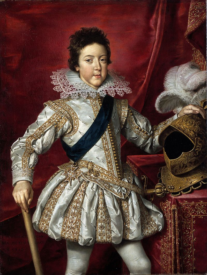 Портреты юных Людовика (ок. 1616 год) и Анны (1616 год) работы Пурбуса Младшего