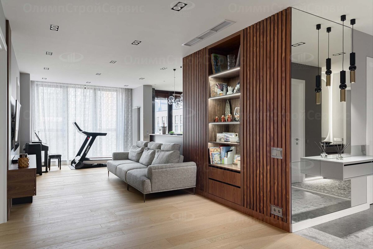 Обзор ремонта большой квартиры 124 кв.м. с четырьмя детскими спальнями ...