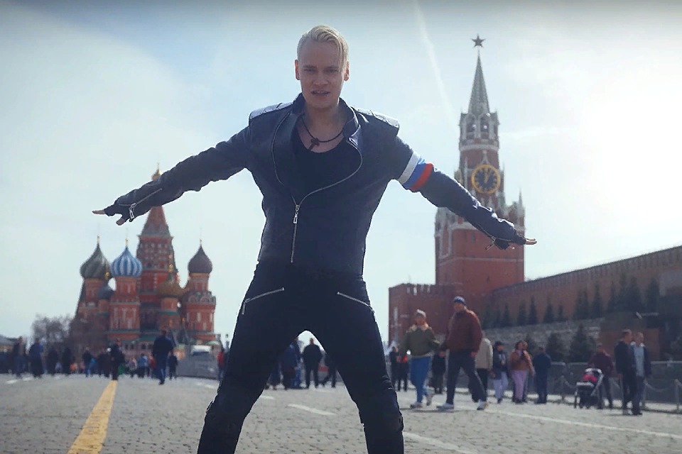 Песня "Мы" на Красной площади.