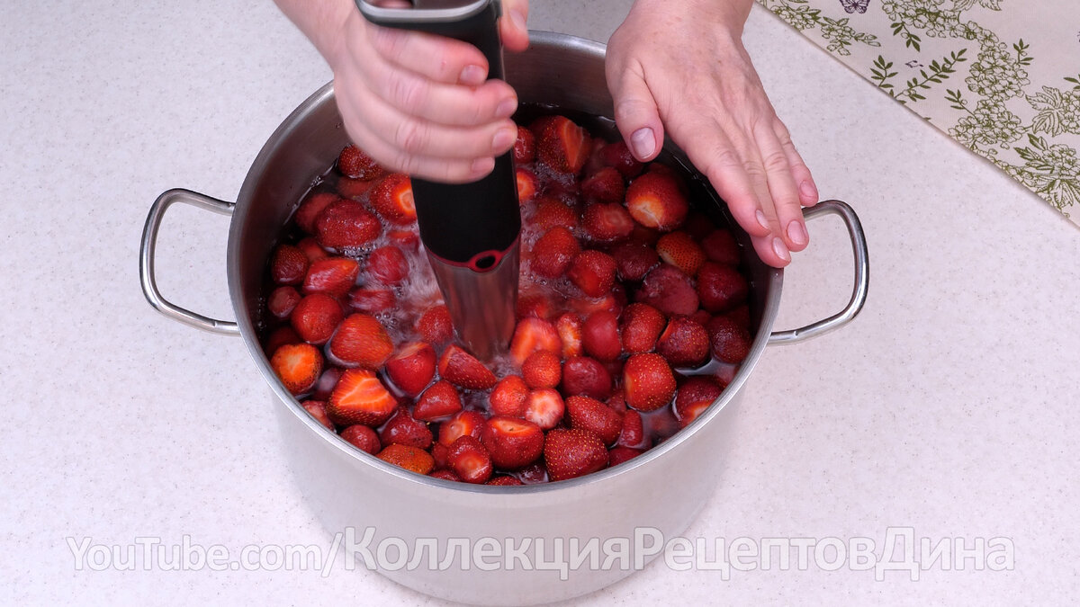 🍓🥤Клубника в самом соку! Натуральный Клубничный Нектар с мякотью на зиму!  | Дина, Коллекция Рецептов | Дзен