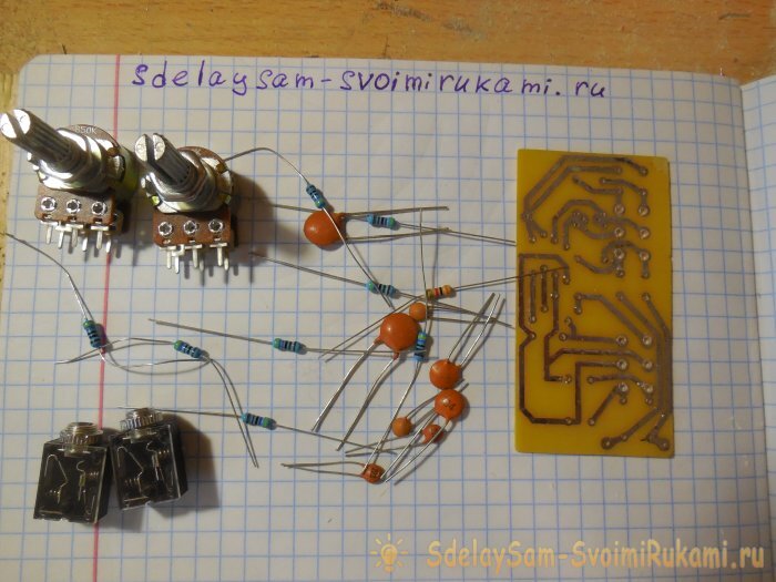 Темброблок на TDA7313 и Atmega8