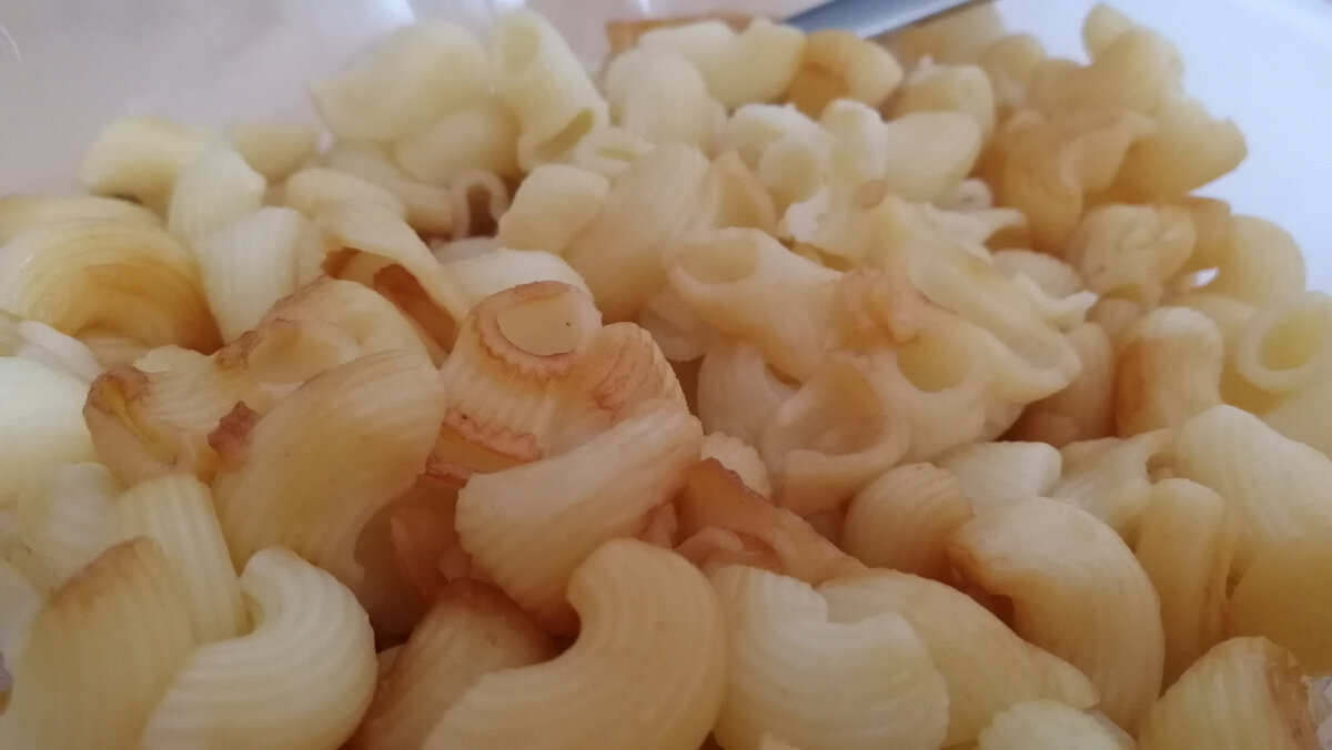 вблизи макароны