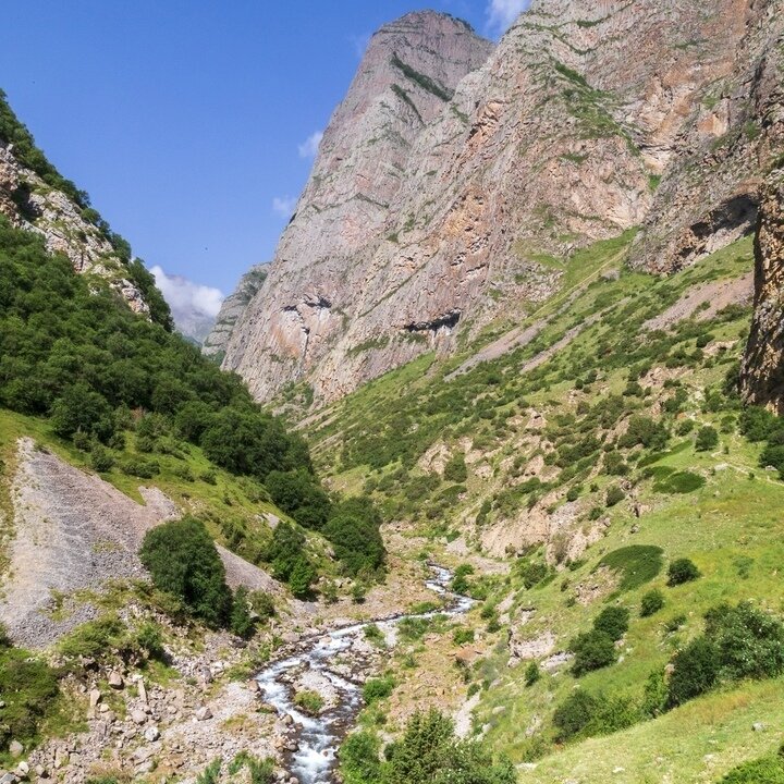 Пик горы Букбаши в Кабардино Балкарии