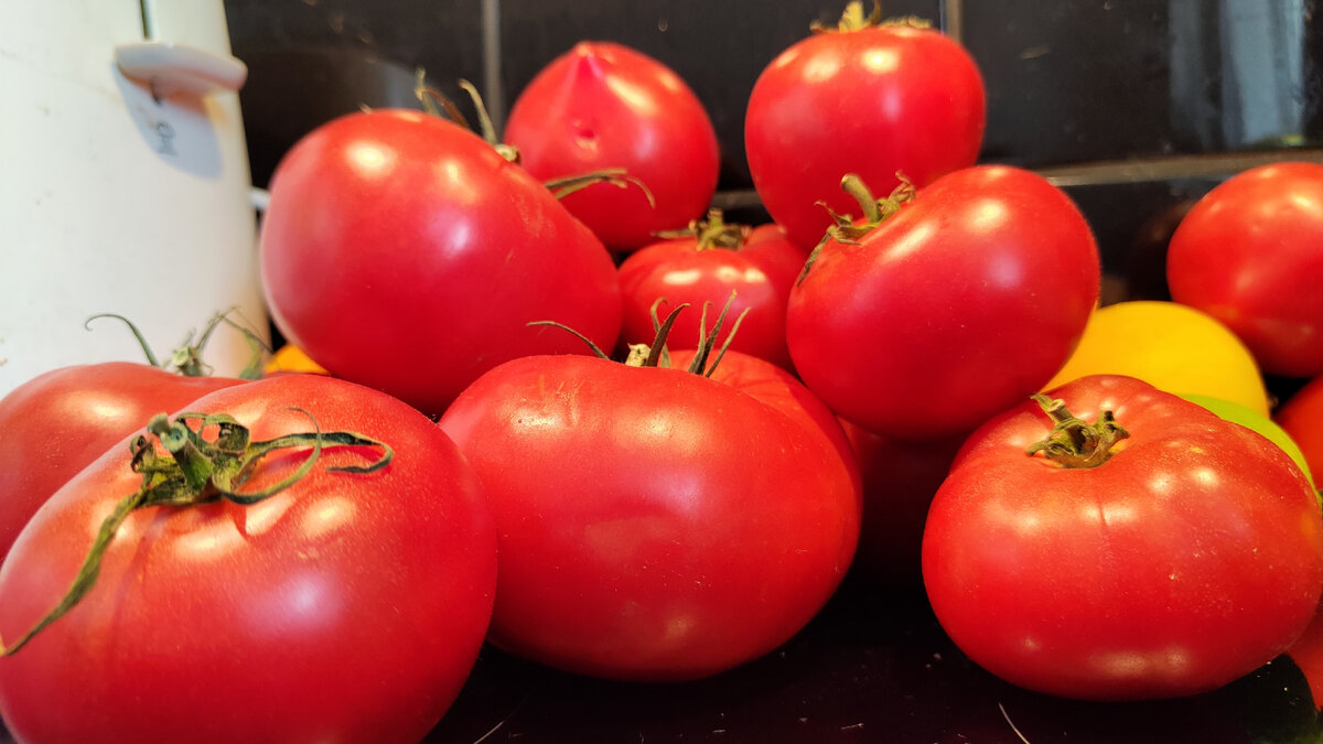 Помидоры, купленные у частников с машины во дворе