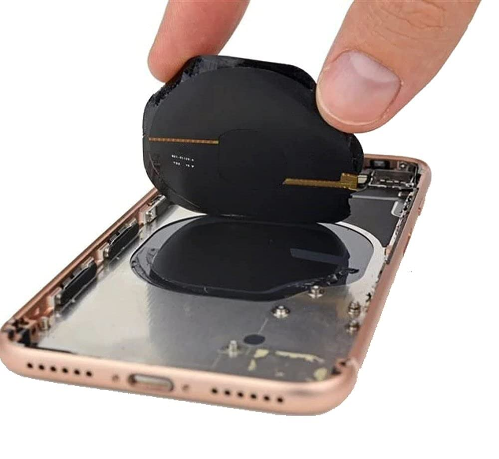 Почему беспроводная. Iphone 8 IFIXIT. Модуль беспроводной зарядки iphone 8 Plus. Iphone 8 Teardown. Беспроводная зарядка для iphone 8.