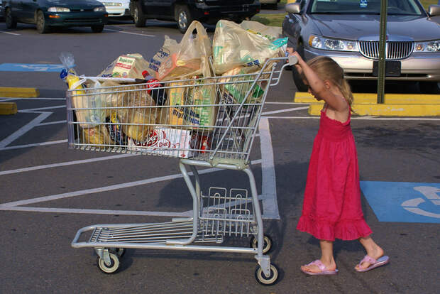 Мало просто закупиться оптом, нужно еще и дотащить опт до дома
