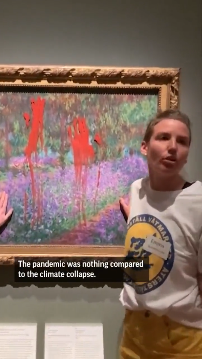 Очень мне интересно - а что создала эта девушка? Ну картину там, скульптуру? 