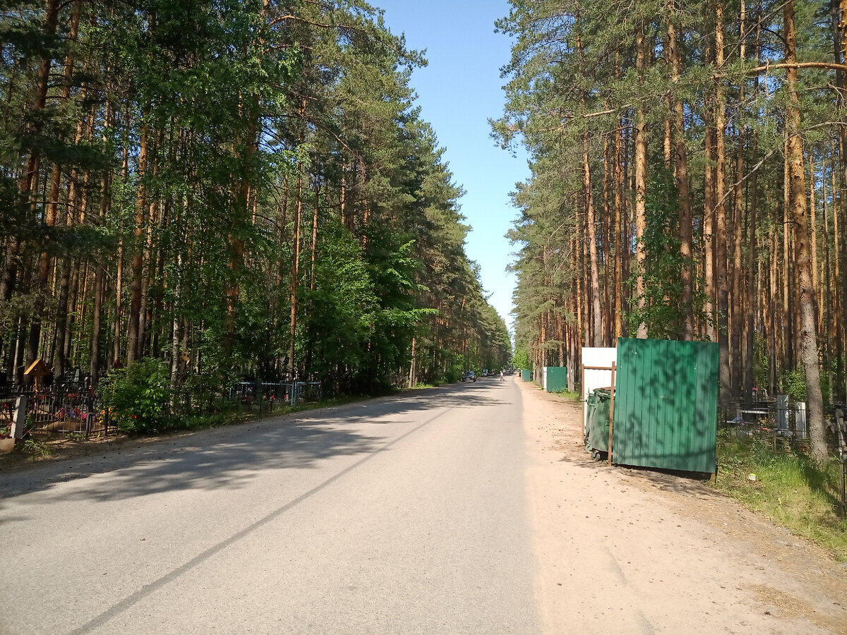 Дорога мимо кладбища