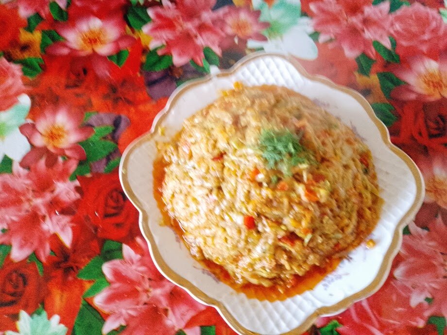 Фото автора.Самая вкусная Икра из кабачков.