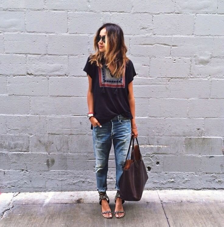 Пример образа с босоножками