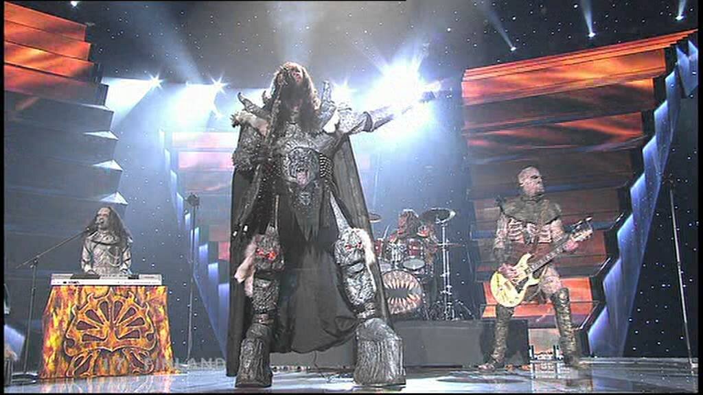 Всемирную известность рок - группе Lordi принесла победа на "Евровидении" в 2006 году