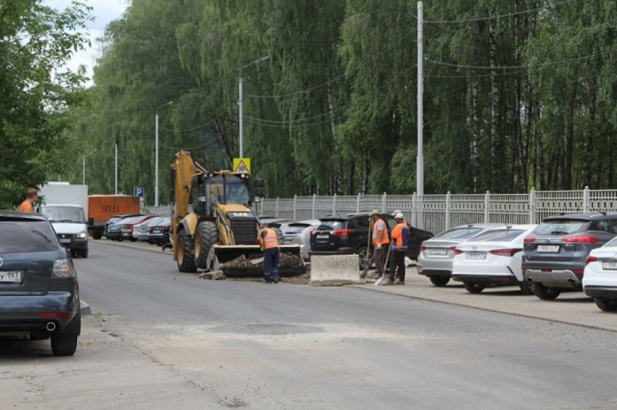    Ремонт дороги на улице Тульского Рабочего Полка выполнили почти на 70%