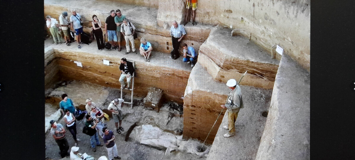 Стоянка Сунгирь. Работа археологов.