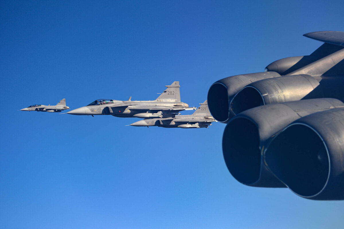     Шведские истребители Saab JAS-39 / Legion-Media / Piemags