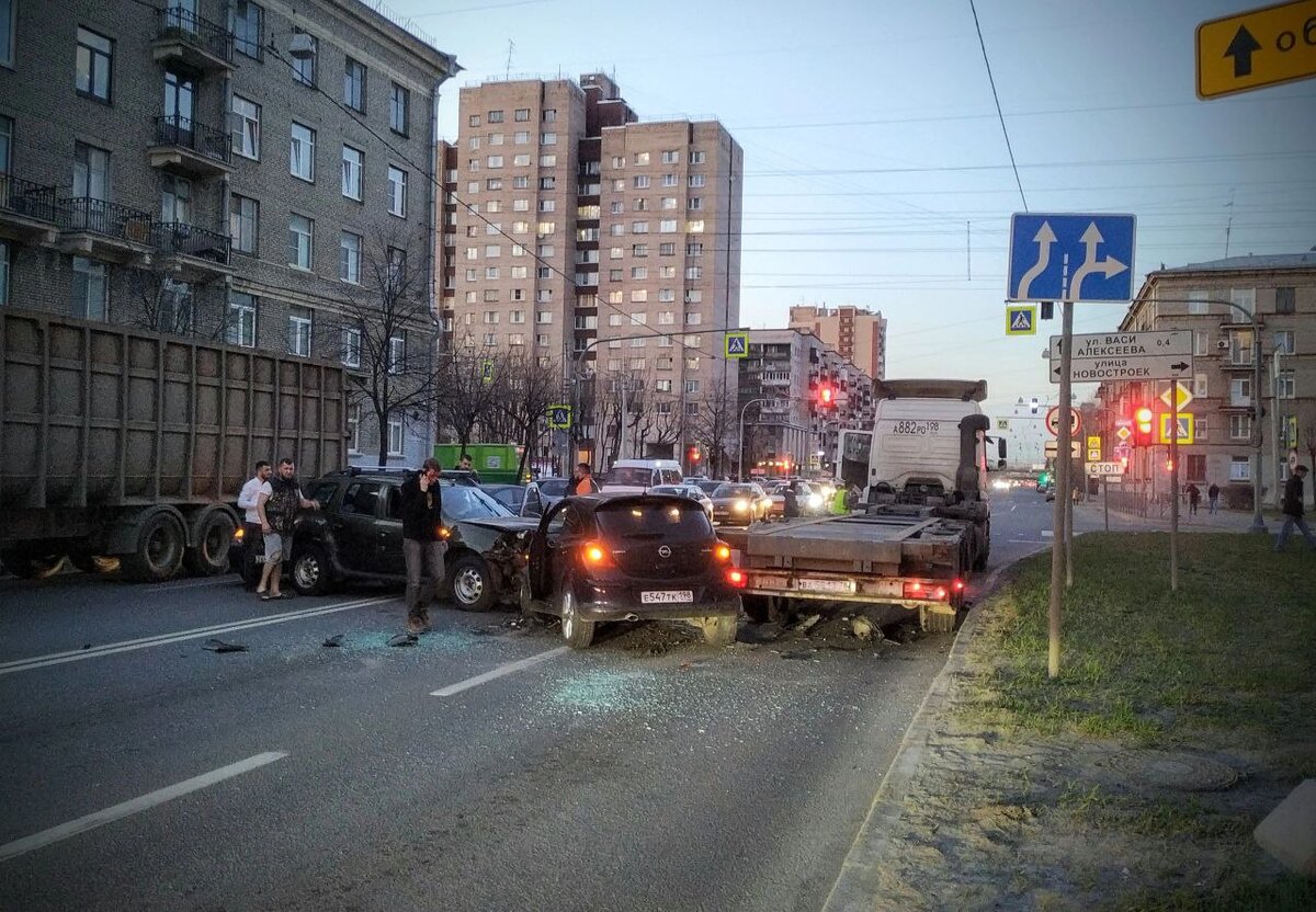 аварии в санкт петербурге сегодня