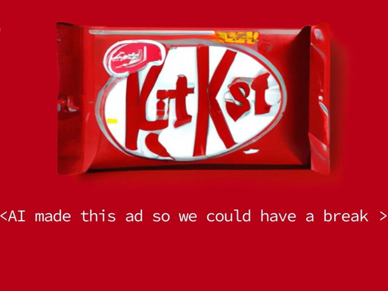    ИИ сделал ужасную рекламу шоколадок KitKat [ВИДЕО]