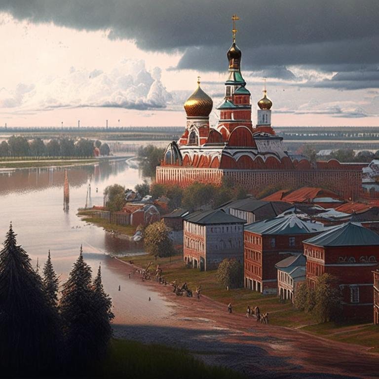 Нижний Новгород. Помогла нейросеть 