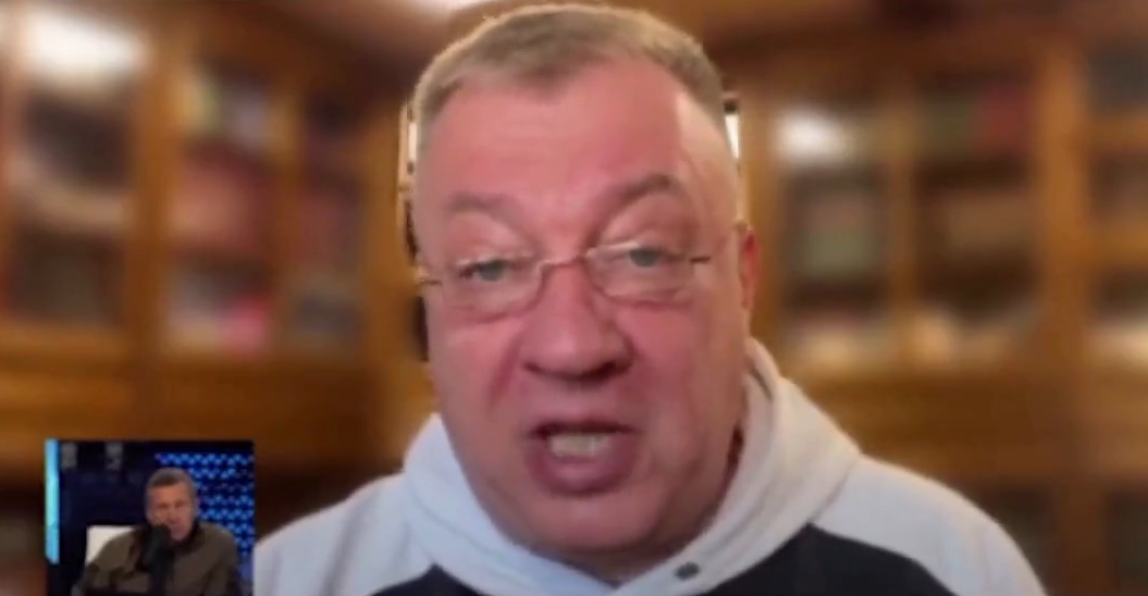 Депутат-генерал Андрей Гурулев. Кадр из программы «Полный контакт»