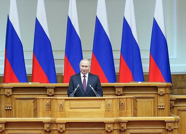 В. Путина на заседании Совета законодателей, фото: пресс-служба Госдумы (duma.gov.ru)