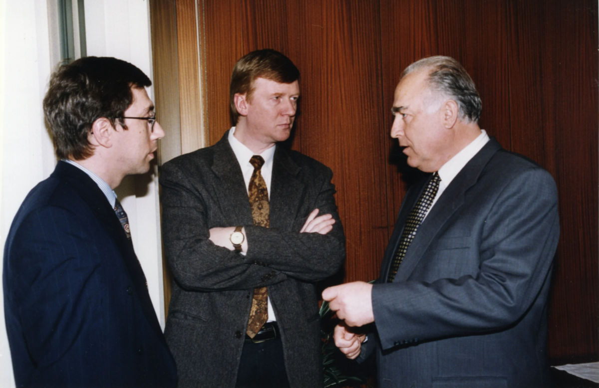 Андрей Вавилов, Анатолий Чубайс, Виктор Черномырдин. Фото: cont.ws