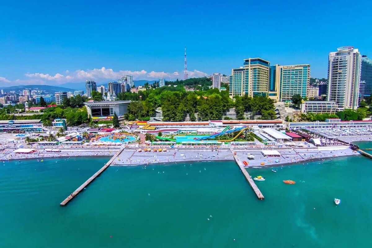 город сочи море