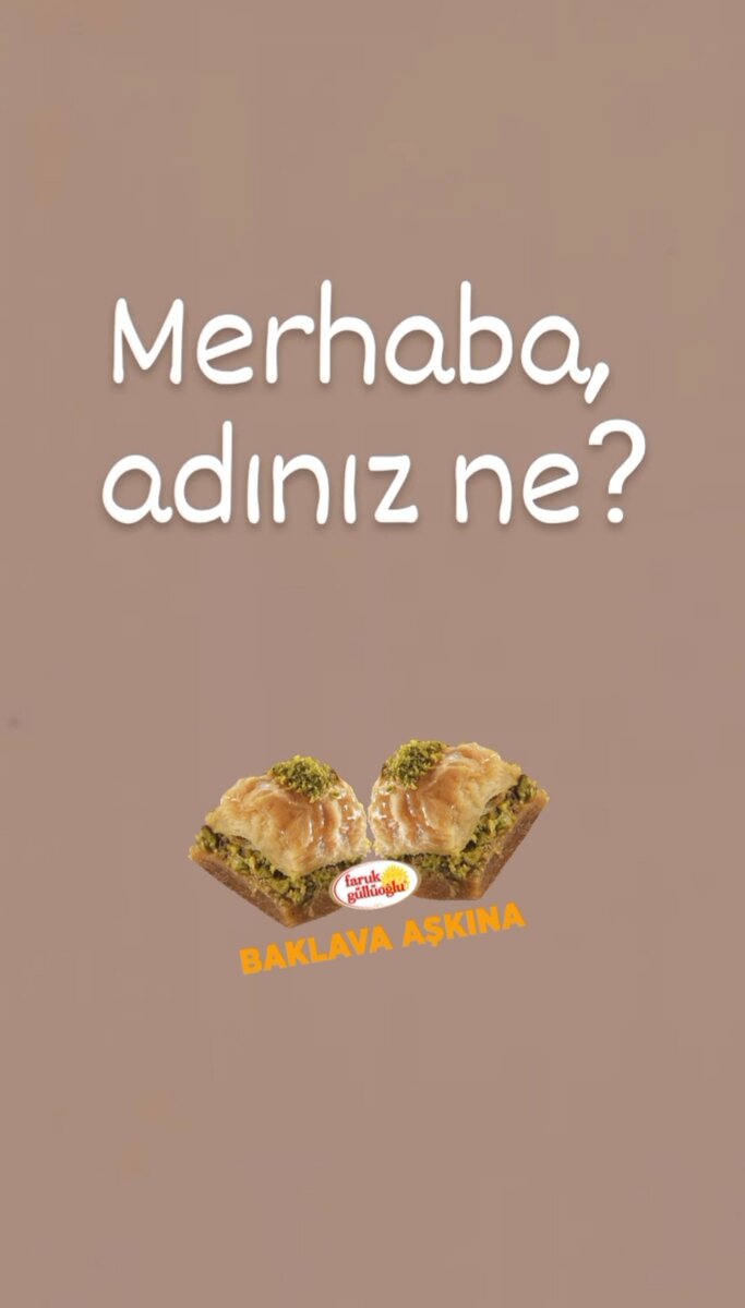 Baklava aşkına [баклава ашкына]-ради любви к пахлаве😉