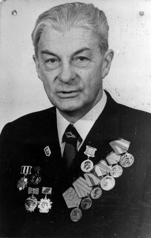 Ветеран Великой Отечественной войны К.А. Салазкин. Фото 1970- х гг.