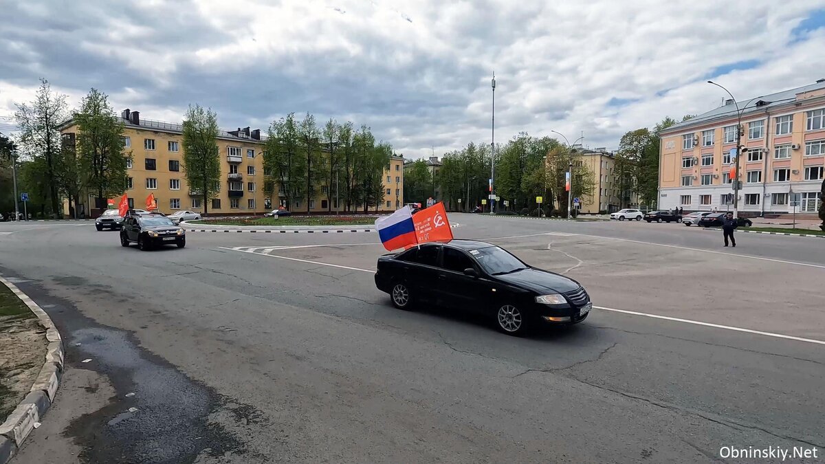 Автопробег в честь Дня Победы в Обнинске