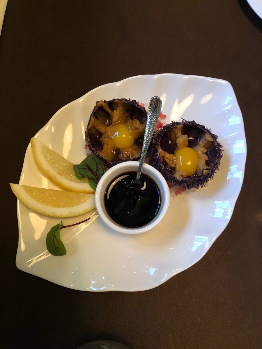 Морской ёж - 390 р. за штуку.