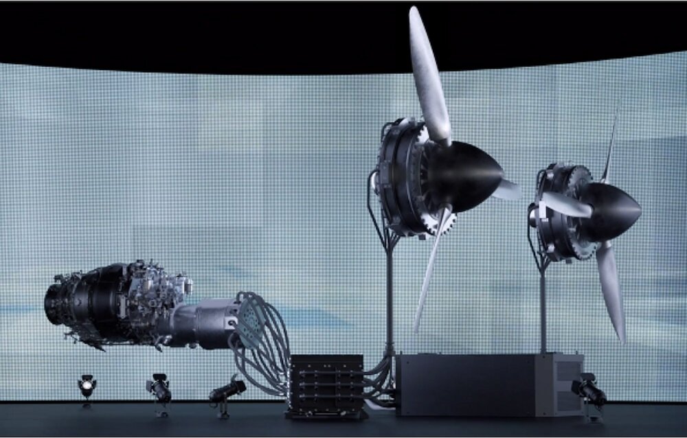 3D-модель гибридной силовой установки  📷
