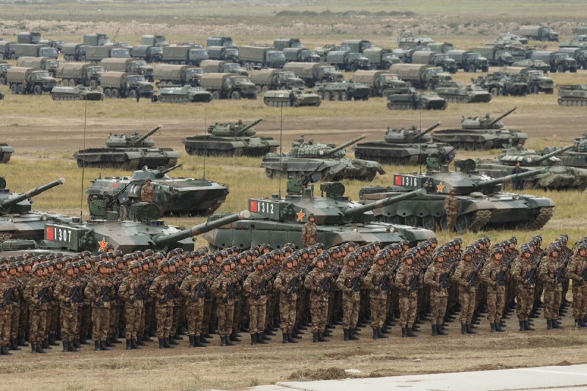 Армия России на учениях