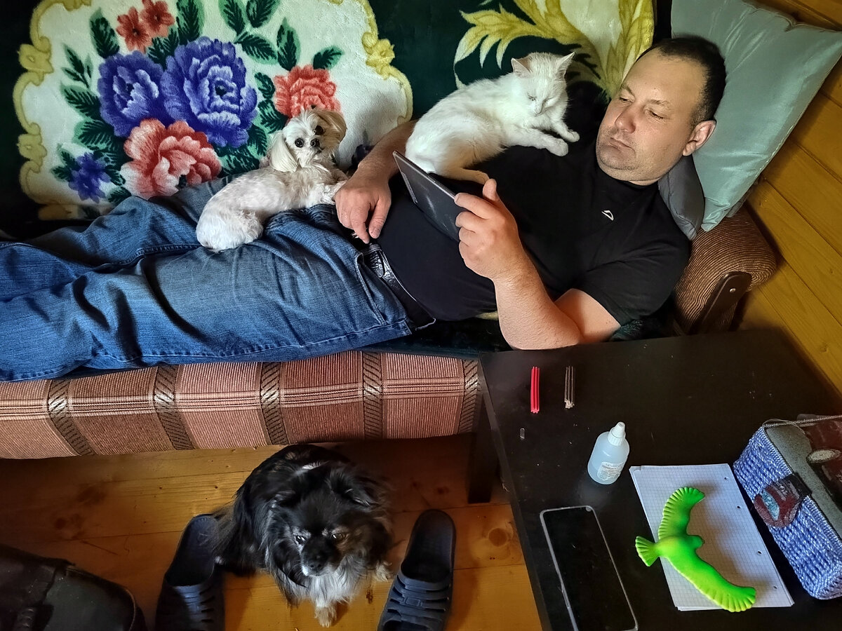 В деревне, белые лечат