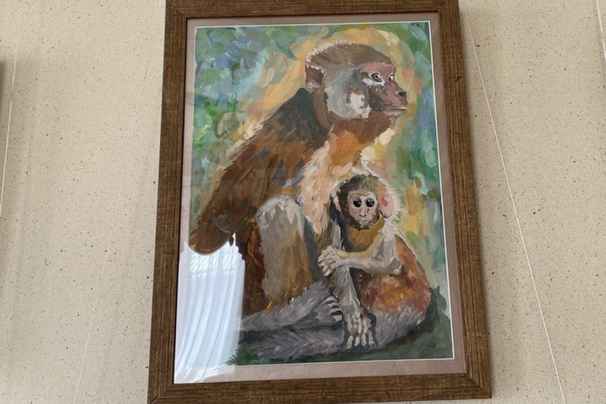    Так выглядит слово «нежность» в картине 12-летней художницы Киры Козулиной