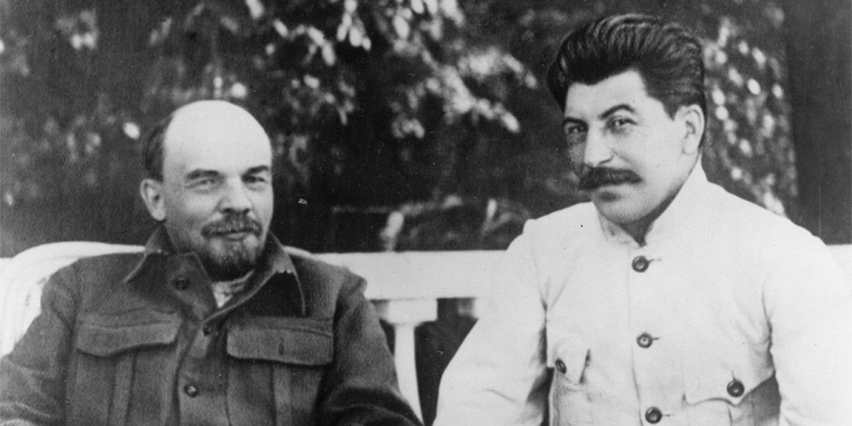 В.И. Ленин и И.В. Сталин. Фото из открытых источников Интернета.