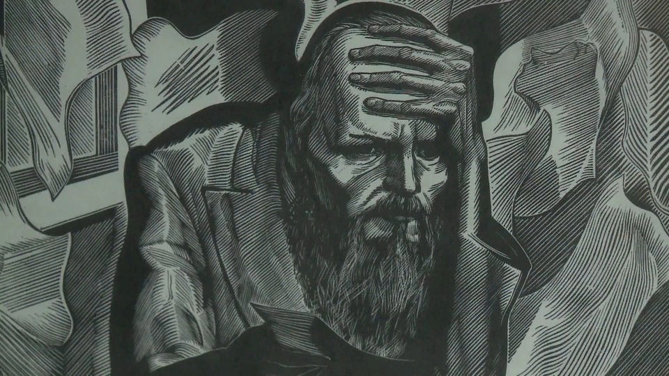 С. Косенков. Портрет Ф. Достоевского.