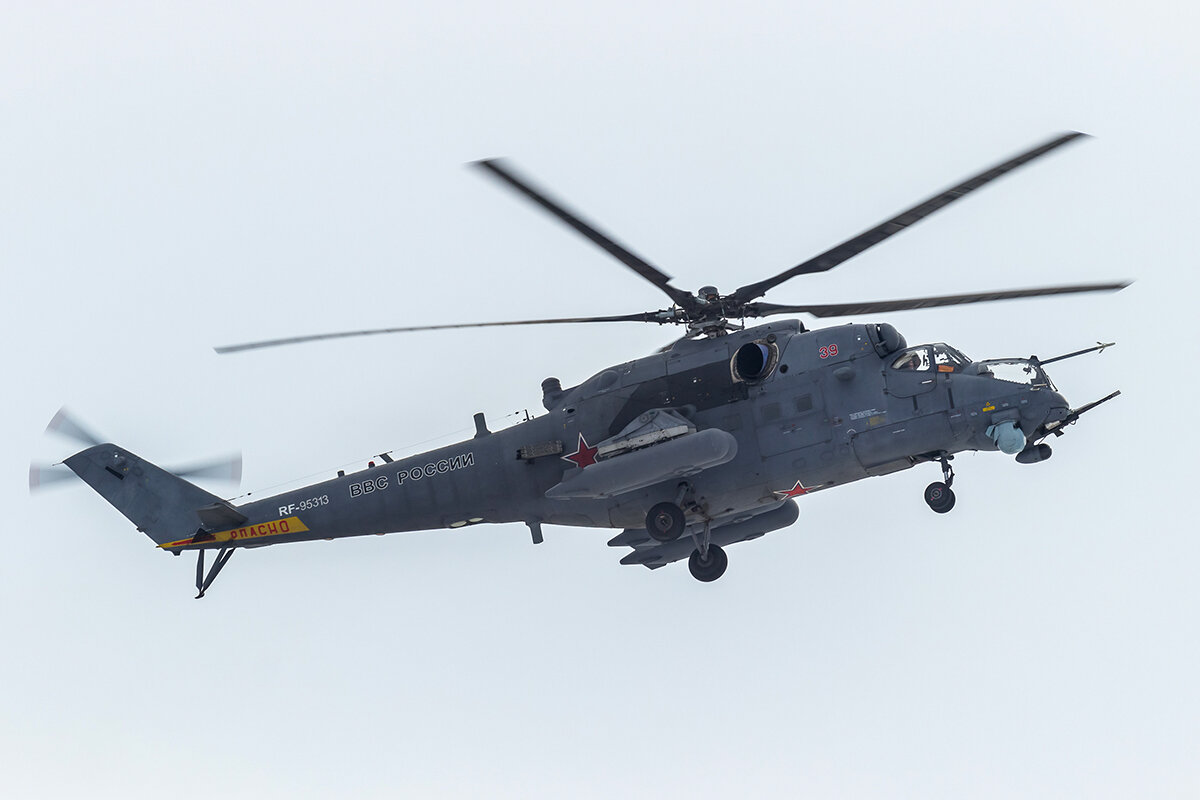 Ми-35М (Эрика Романенко \ МО РФ \ https://мультимедиа.минобороны.рф \ CC BY 4.0)