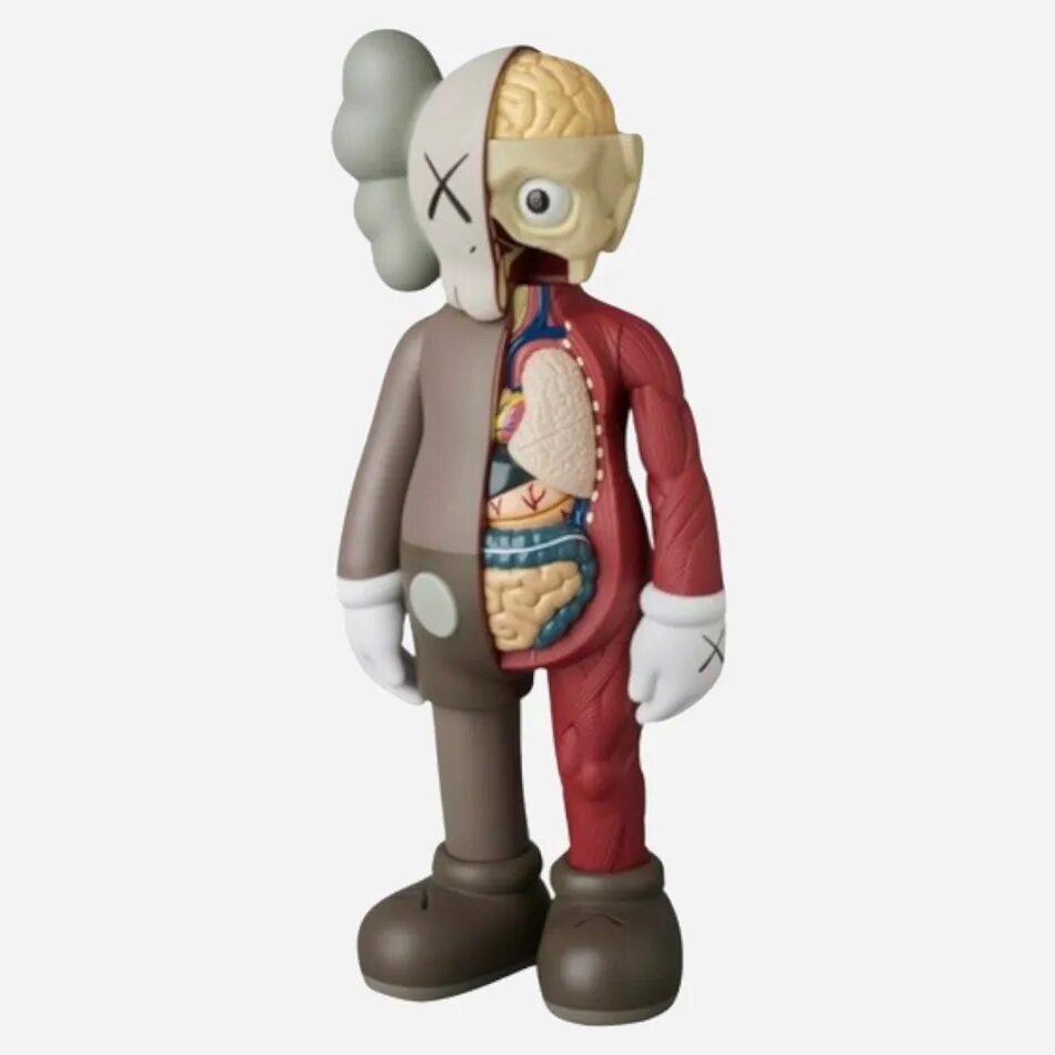 KAWS «Companion Flayed Brown Edition», 2016 Vinyl cast resin and paint  26,7 cm