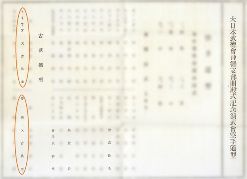 Слева: Матаёси Синко, тунква и бодзюцу