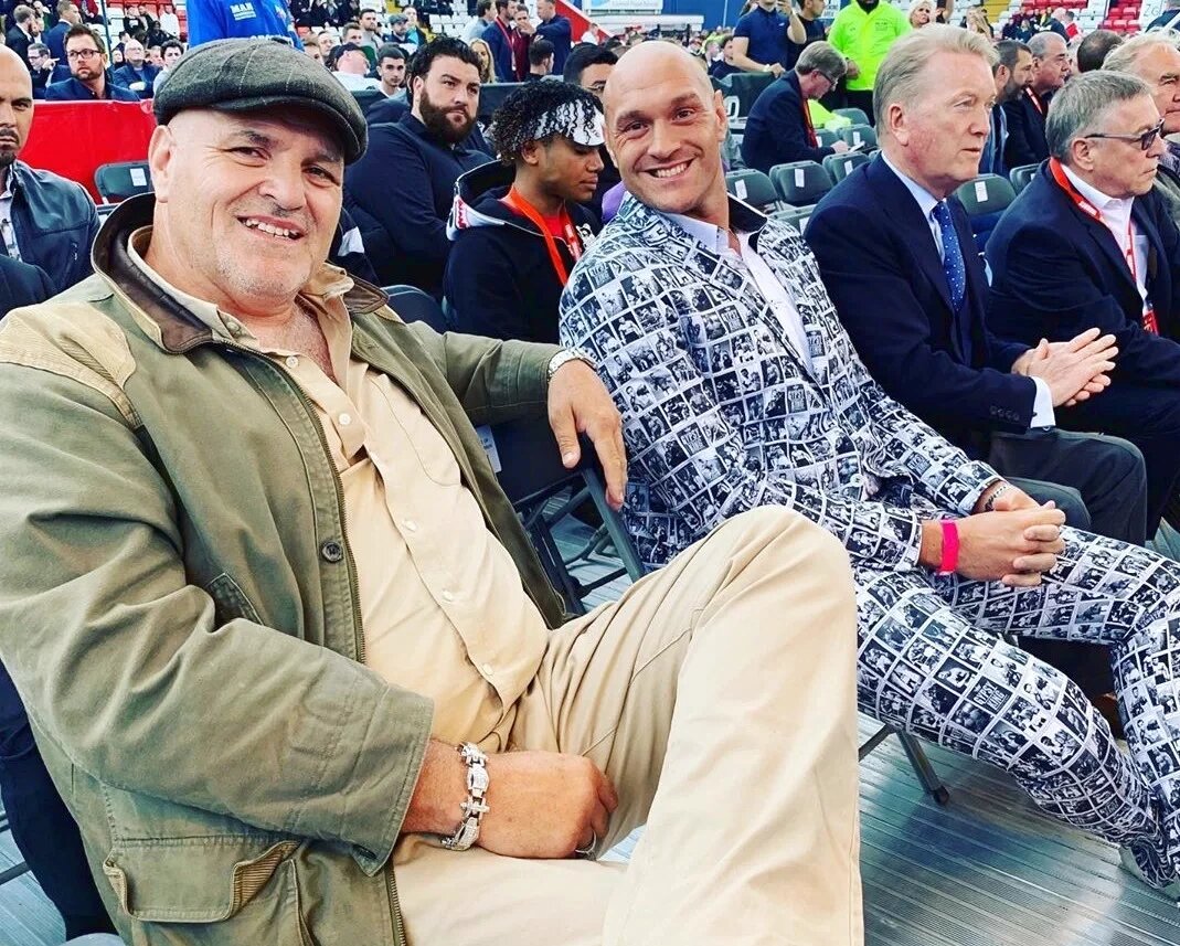 Джон Фьюри со своим сыном Тайсоном Фьюри